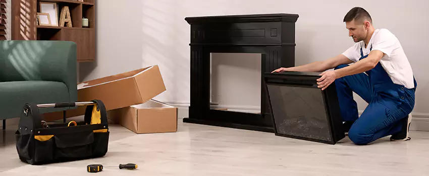 Old Rusted Metal Fireplace Repair And Replacement in Lee's Summit, MO